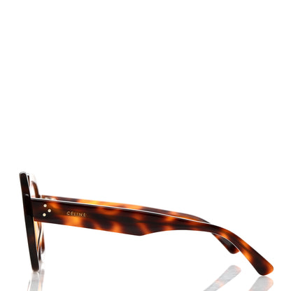 Celine Acetate Square Sunglasses CL40045I Havana 3 of 7