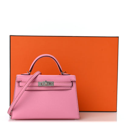 Hermes Epsom Mini Kelly Sellier 20  5P Pink 11 of 11