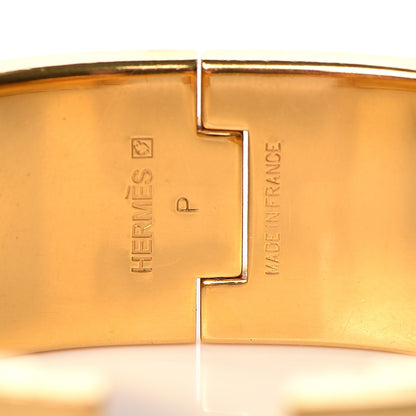 Hermes Enamel Wide Clic Clac H Bracelet PM Rouge Corail 4 of 5