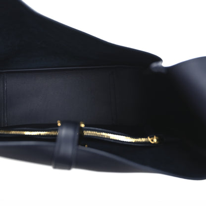 Saint Laurent Supple Calfskin Large Le 5 A 7 Soft Hobo Bleu Abysse 5 of 10