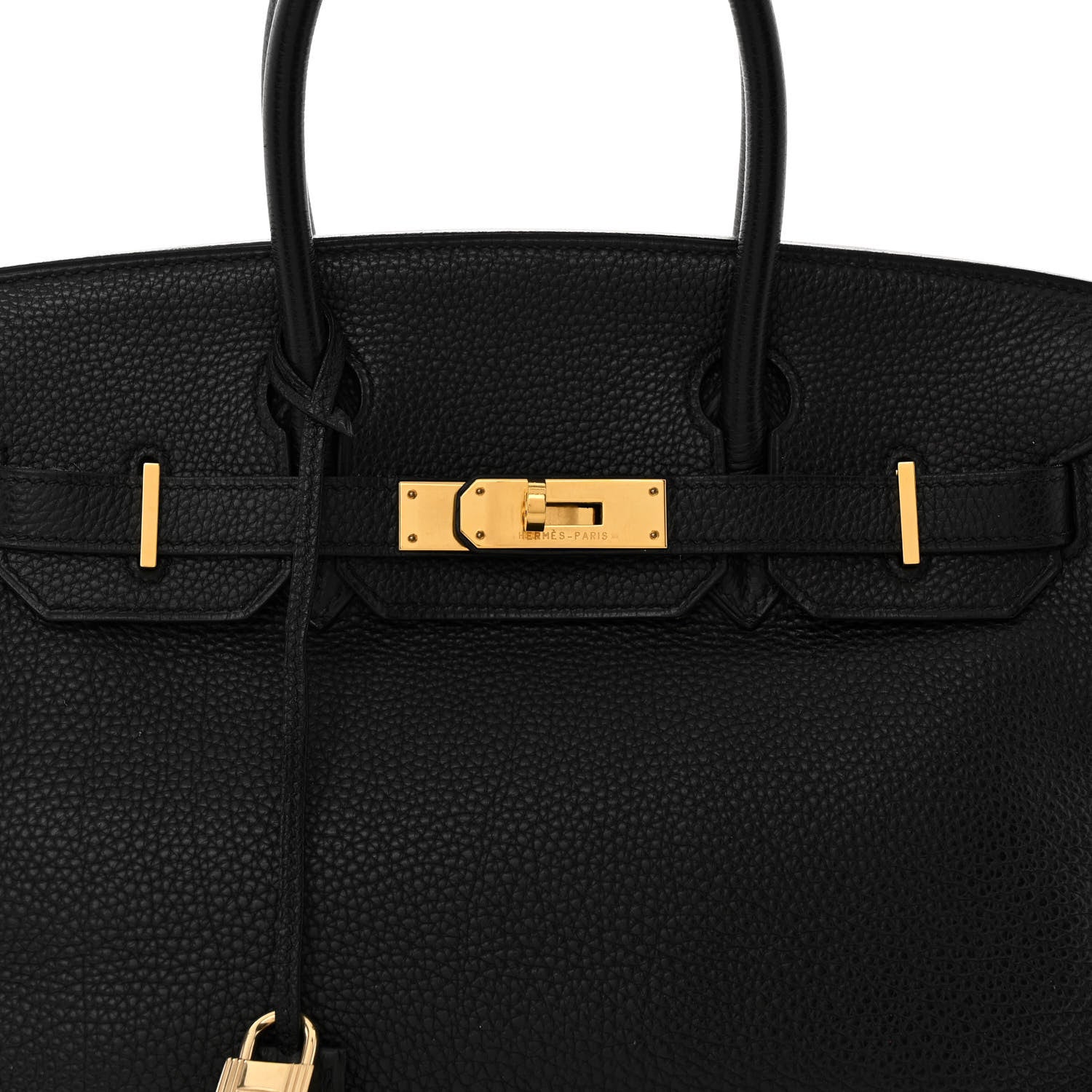 Hermes Taurillon Clemence Birkin 30 Black 8 of 12