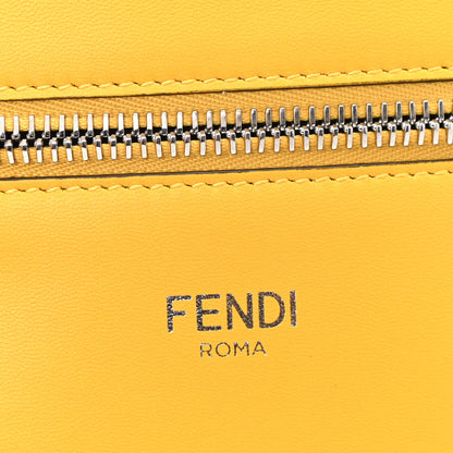 Fendi X SARAH COLEMAN Nappa FF Fish Eye Embossed Mini Peekaboo I SEE U Satchel Mimosa 9 of 10
