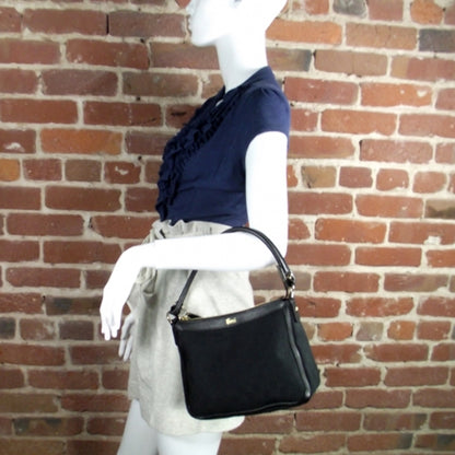 Gucci Small Abbey GG Canvas Hobo Black 2 of 11