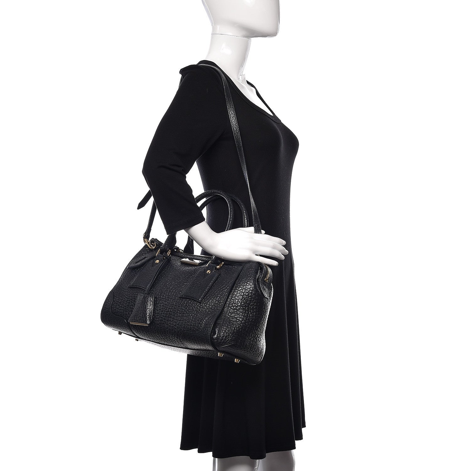 Burberry Heritage Grain Small Gladstone Black 2 of 15
