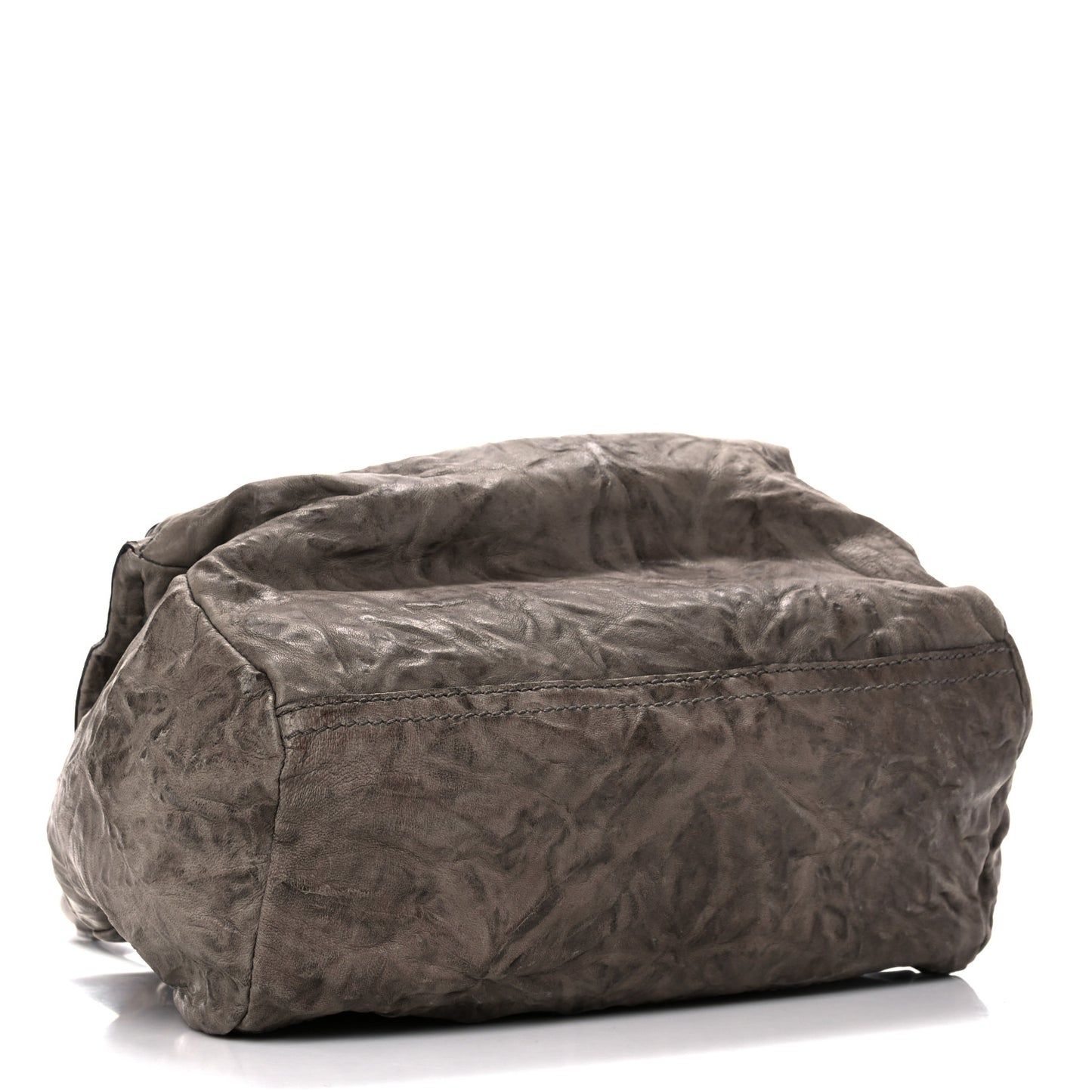 Tumbled Sheepskin Small Pandora Charcoal