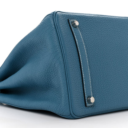 Hermes Togo Birkin 35 Blue Jean 9 of 13