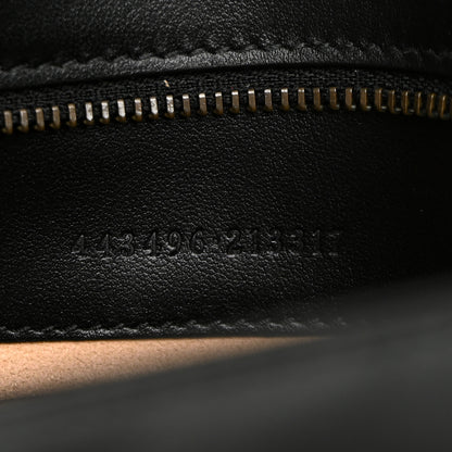 Gucci Calfskin Matelasse Medium GG Marmont Shoulder Bag Black 7 of 10