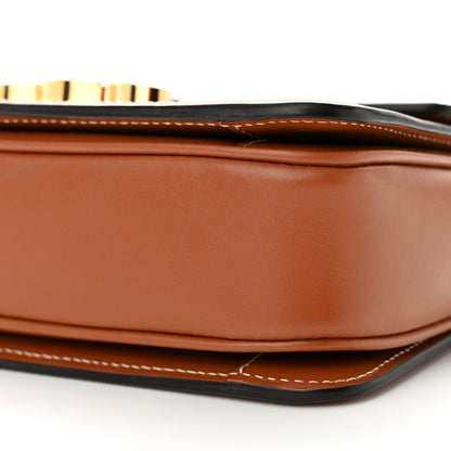 Celine Calfskin Triomphe Canvas Teen Triomphe Bag Tan 10 of 10