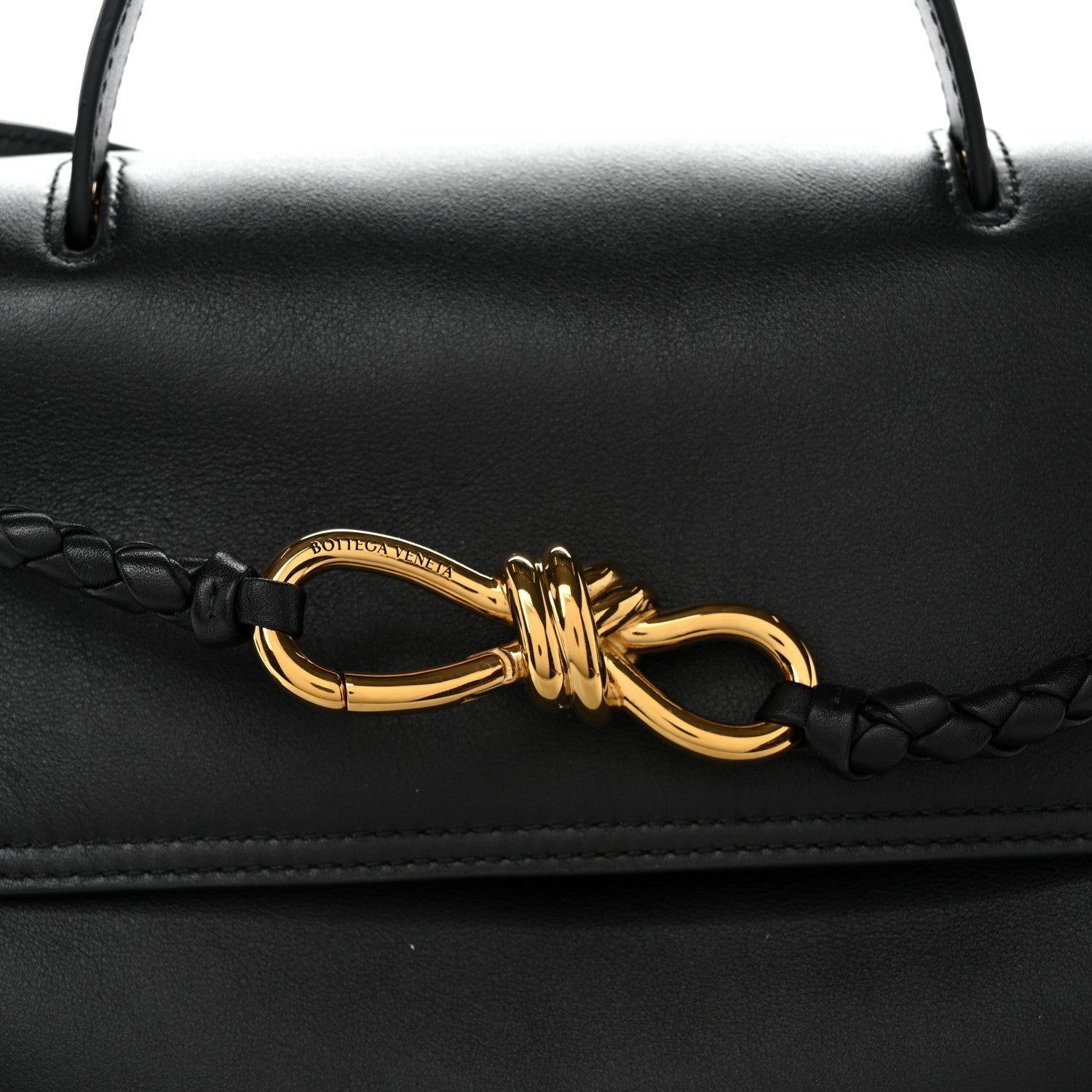 Bottega Veneta Silky Calfskin Small Ciao Ciao Black 8 of 10