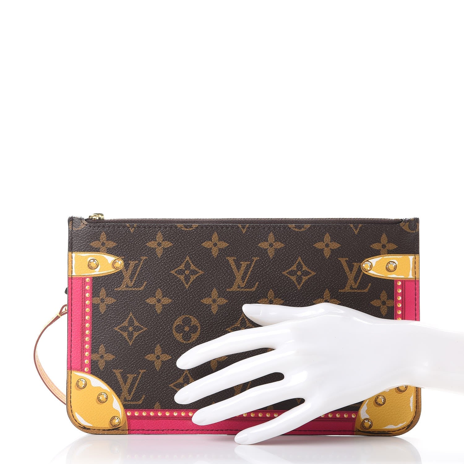 Louis Vuitton Monogram Summer Trunks MM GM Pochette 2 of 8