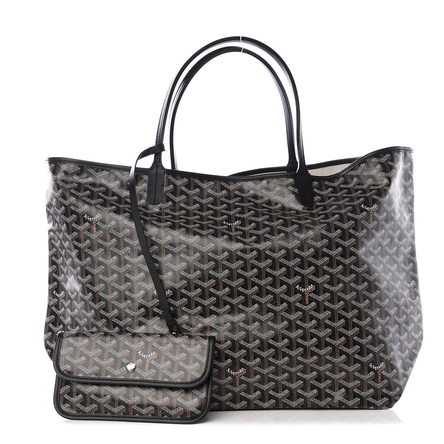 Goyard Goyardine Saint Louis GM Black 1 of 8