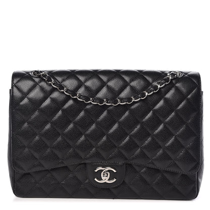 Chanel Caviar Quilted Maxi Double Flap Black 1 of 11