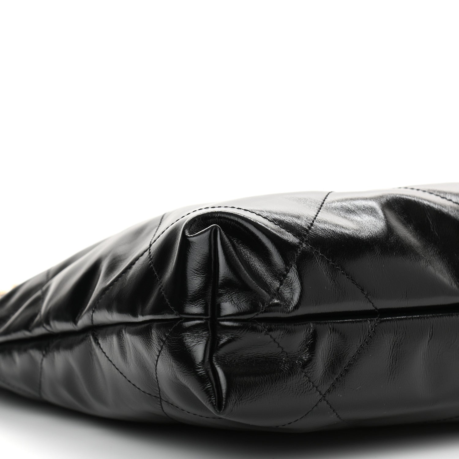 Chanel Shiny Calfskin Quilted Small Chanel 22 Black 10 of 12