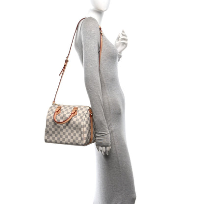 Louis Vuitton Damier Azur Speedy Bandouliere 25 2 of 9