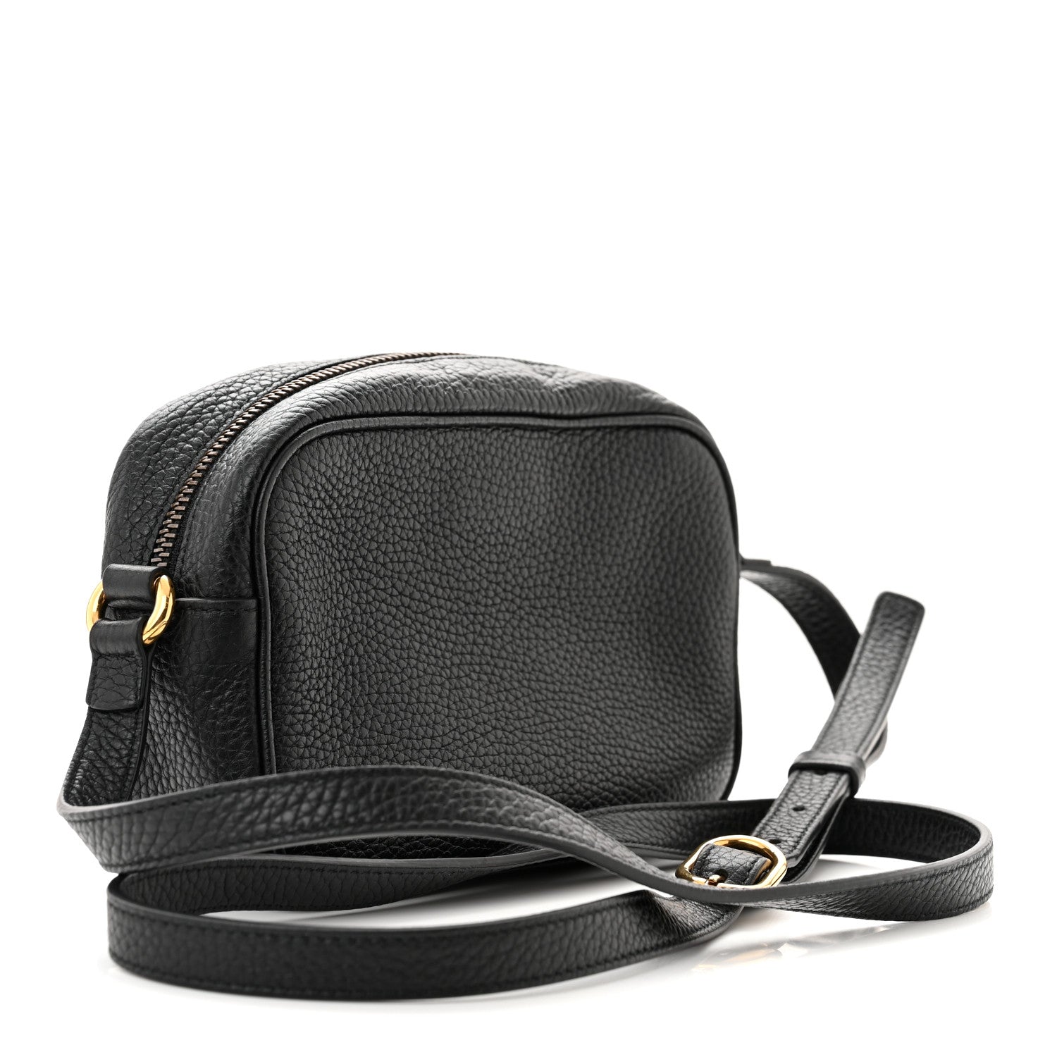 Gucci Pebbled Calfskin Mini Soho Disco Bag Black 3 of 10