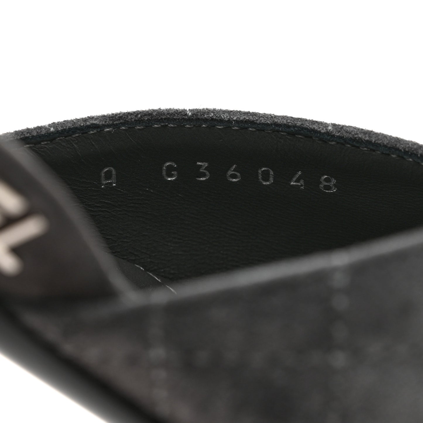 Suede Grosgrain Cap Toe CC Mary Jane Flats 37 Grey Black