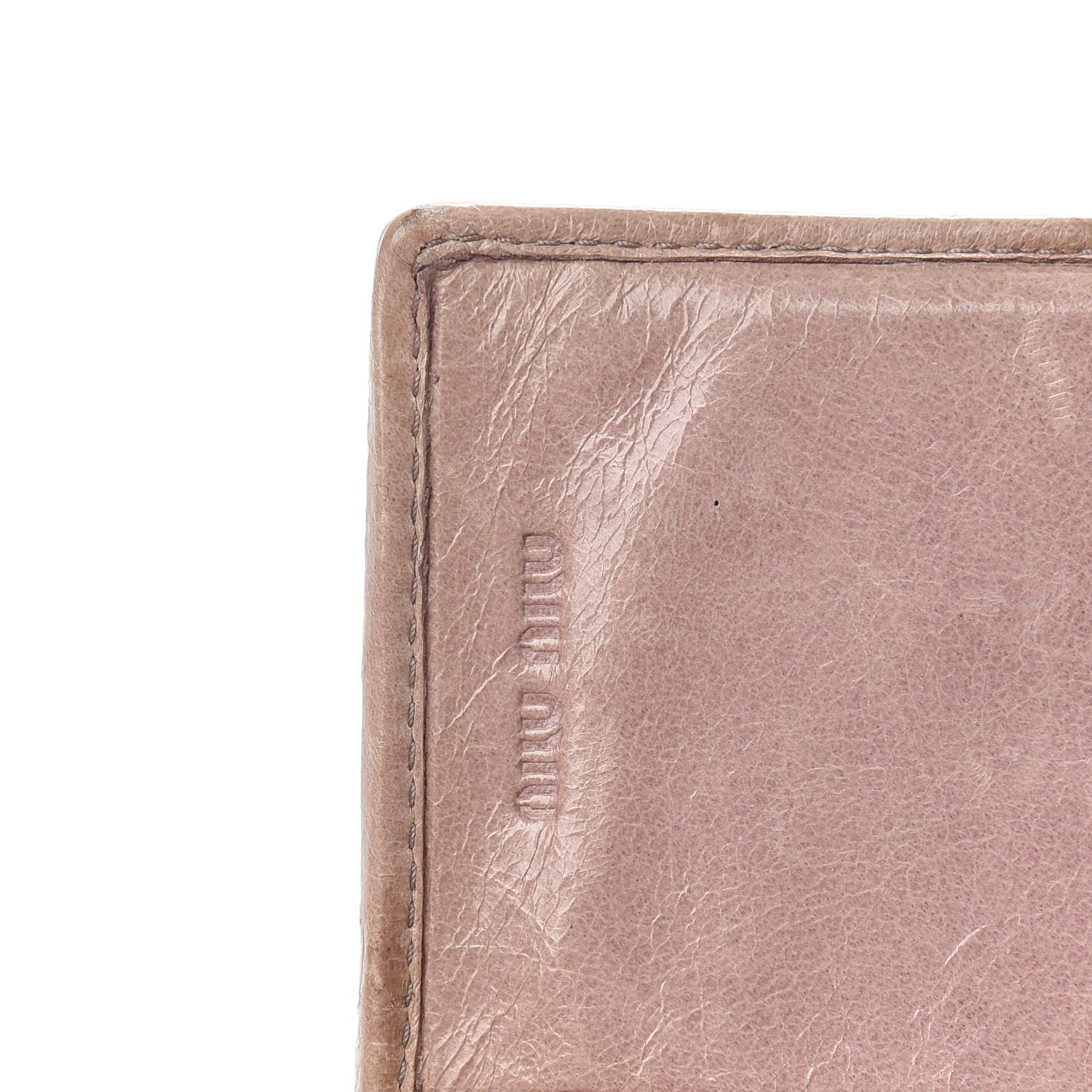 Miu Miu Nappa Matelasse Lux Flap Wallet Mughetto 7 of 15