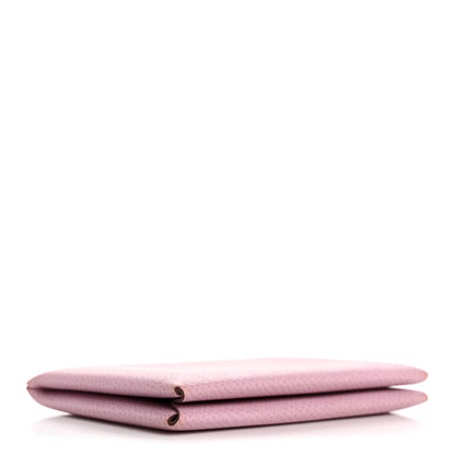 Hermes Epsom Calvi Card Case Mauve Sylvestre 4 of 11