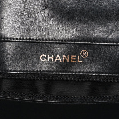 Chanel Patent Quilted Grand Shopping Tote GST Black 6 of 10