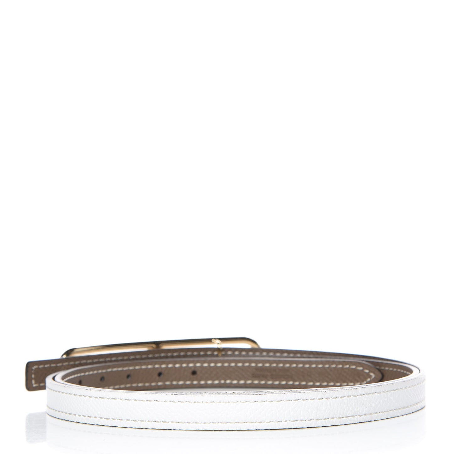 Epsom 13mm Roulis Belt 90 White Etoupe
