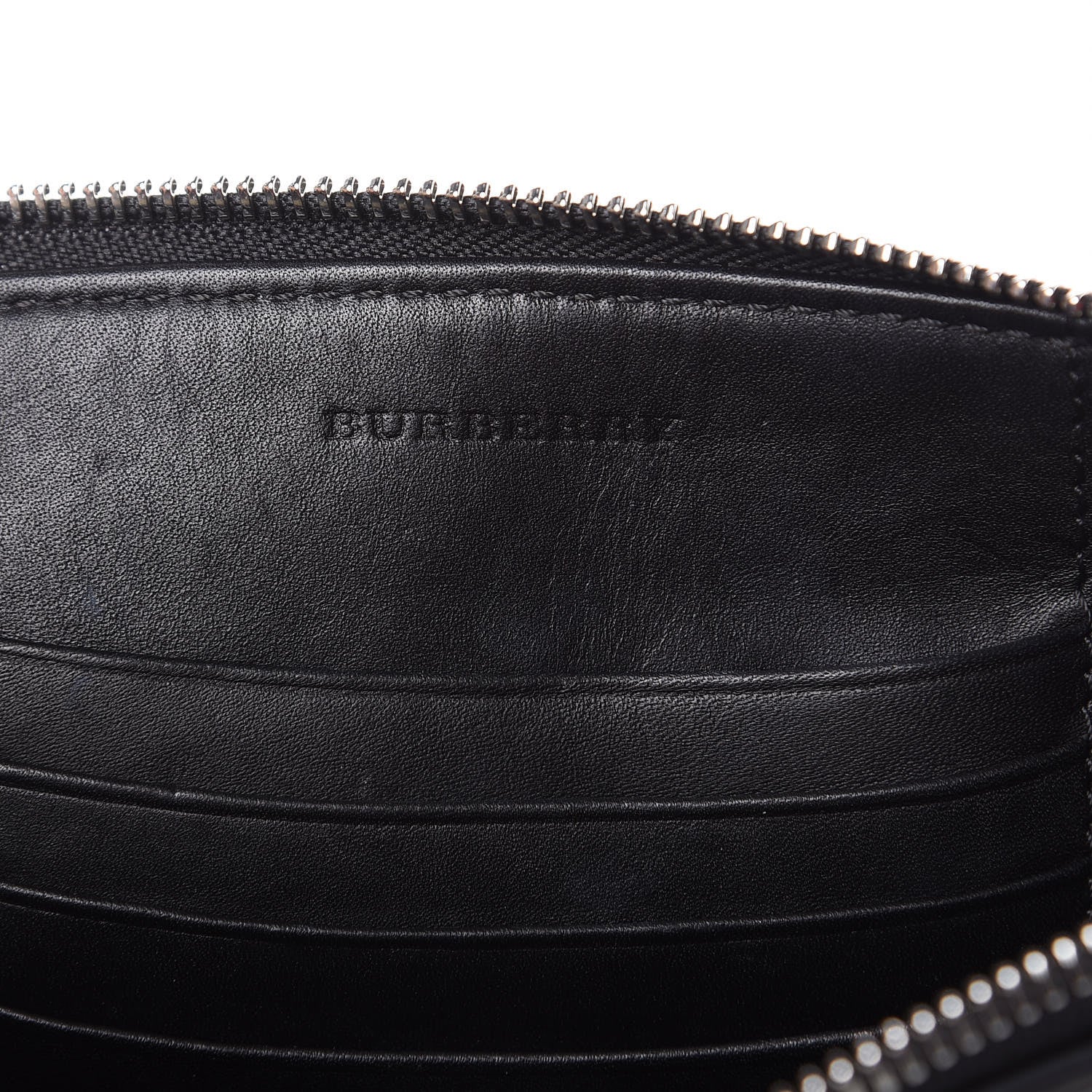 Burberry Mega Check Peyton Crossbody Clutch Bag Black 6 of 14