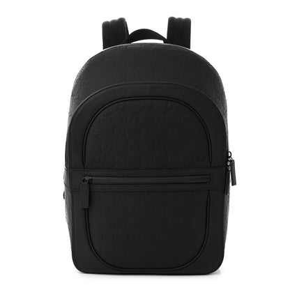 Gucci Rubber GG Backpack Black 1 of 11