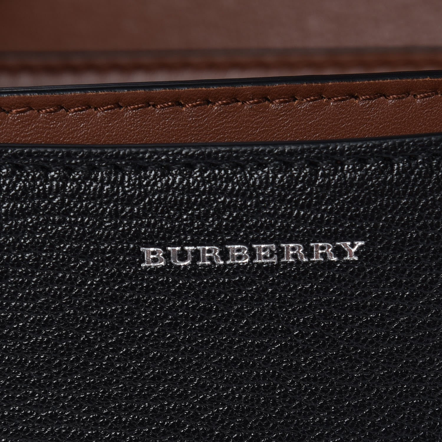 Burberry Calfskin Small D-Ring Bag Tan Black 7 of 10