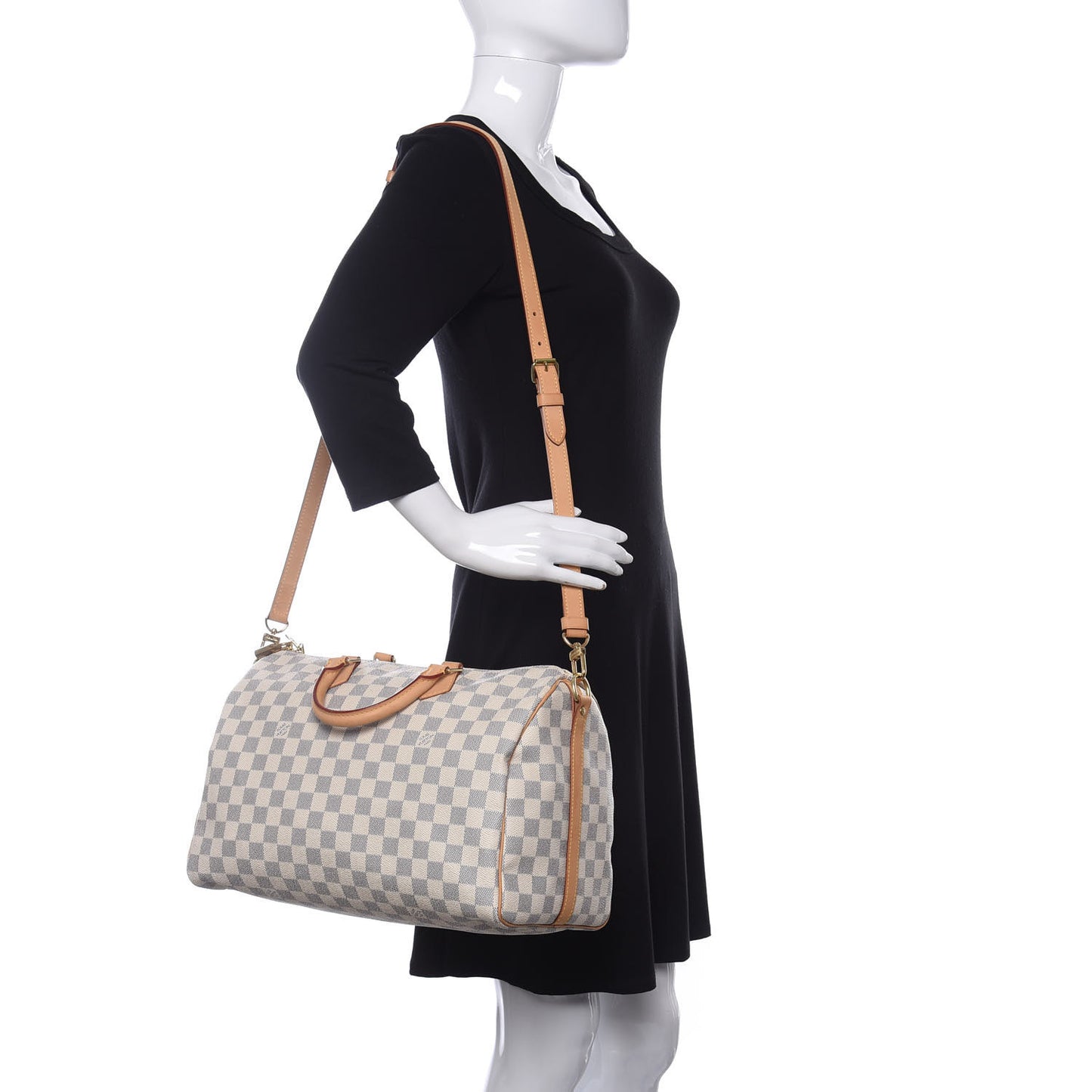 Damier Azur Speedy Bandouliere 35