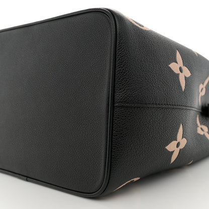 Louis Vuitton Empreinte Monogram Giant Neonoe MM Black Beige 11 of 14