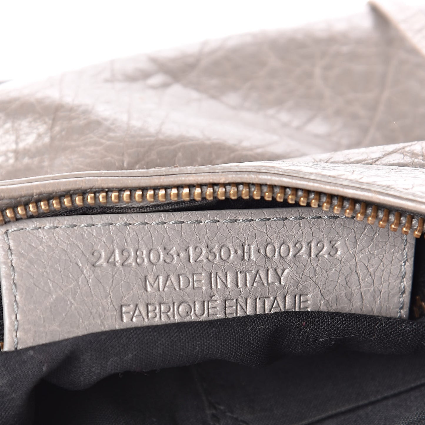 Agneau Classic Hardware Hip Gris Pyrite