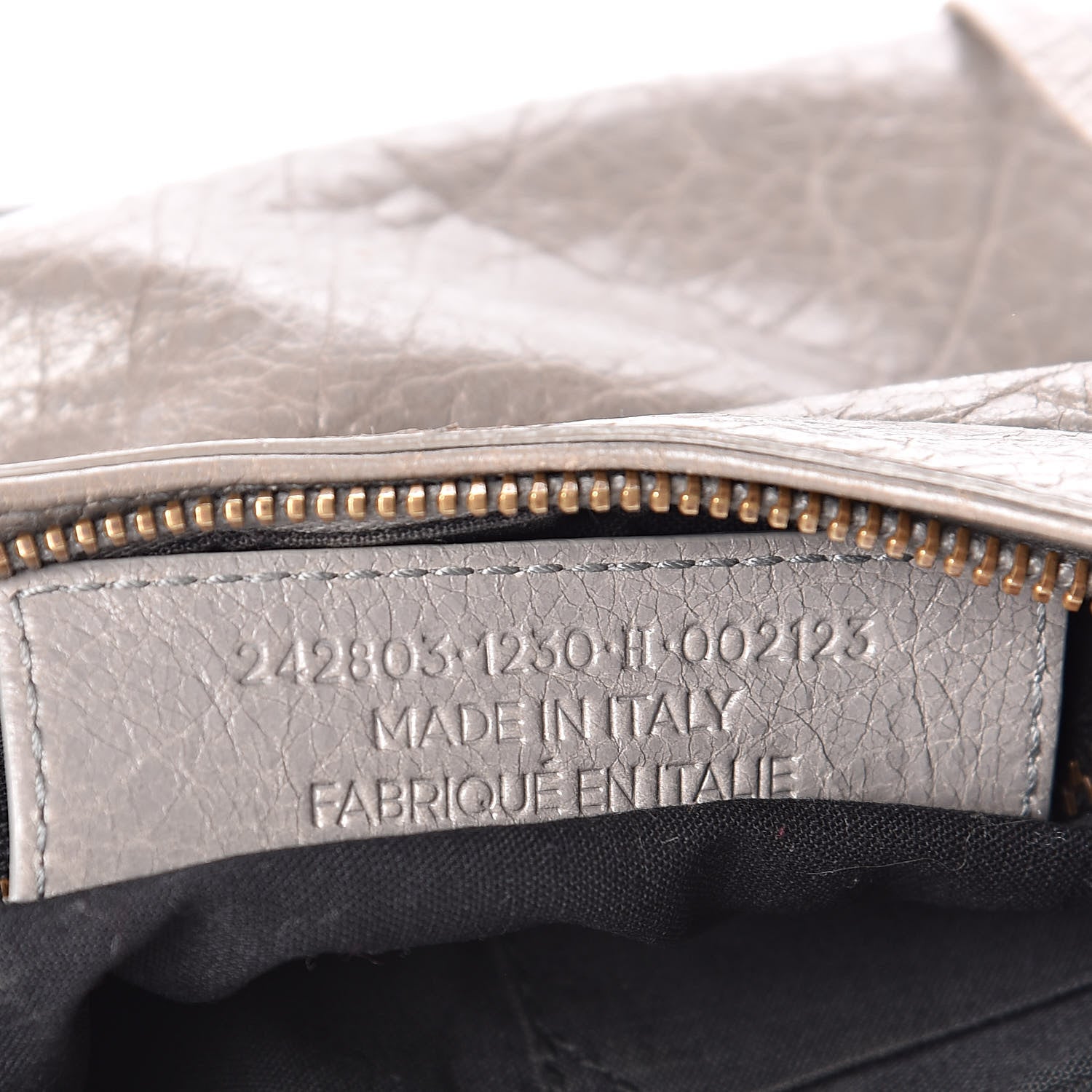 Balenciaga Agneau Classic Hardware Hip Gris Pyrite 7 of 14