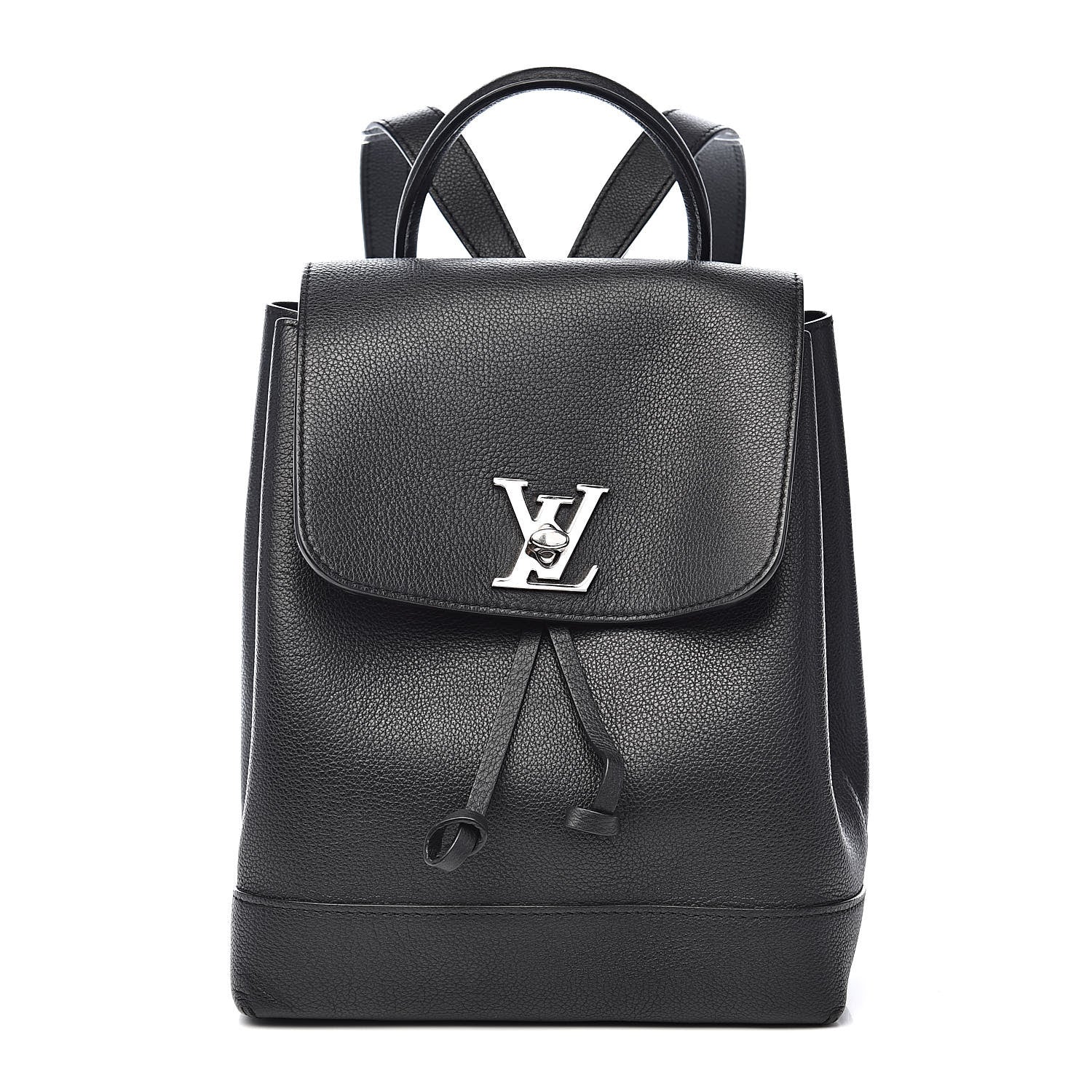 Louis Vuitton Calfskin Lockme Backpack Black 1 of 10