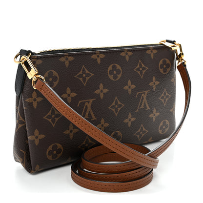Louis Vuitton Monogram Pallas Clutch Black 3 of 9