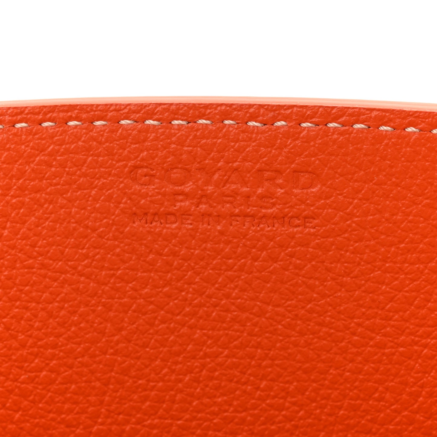 Goyardine Mini Rouette Structure Orange
