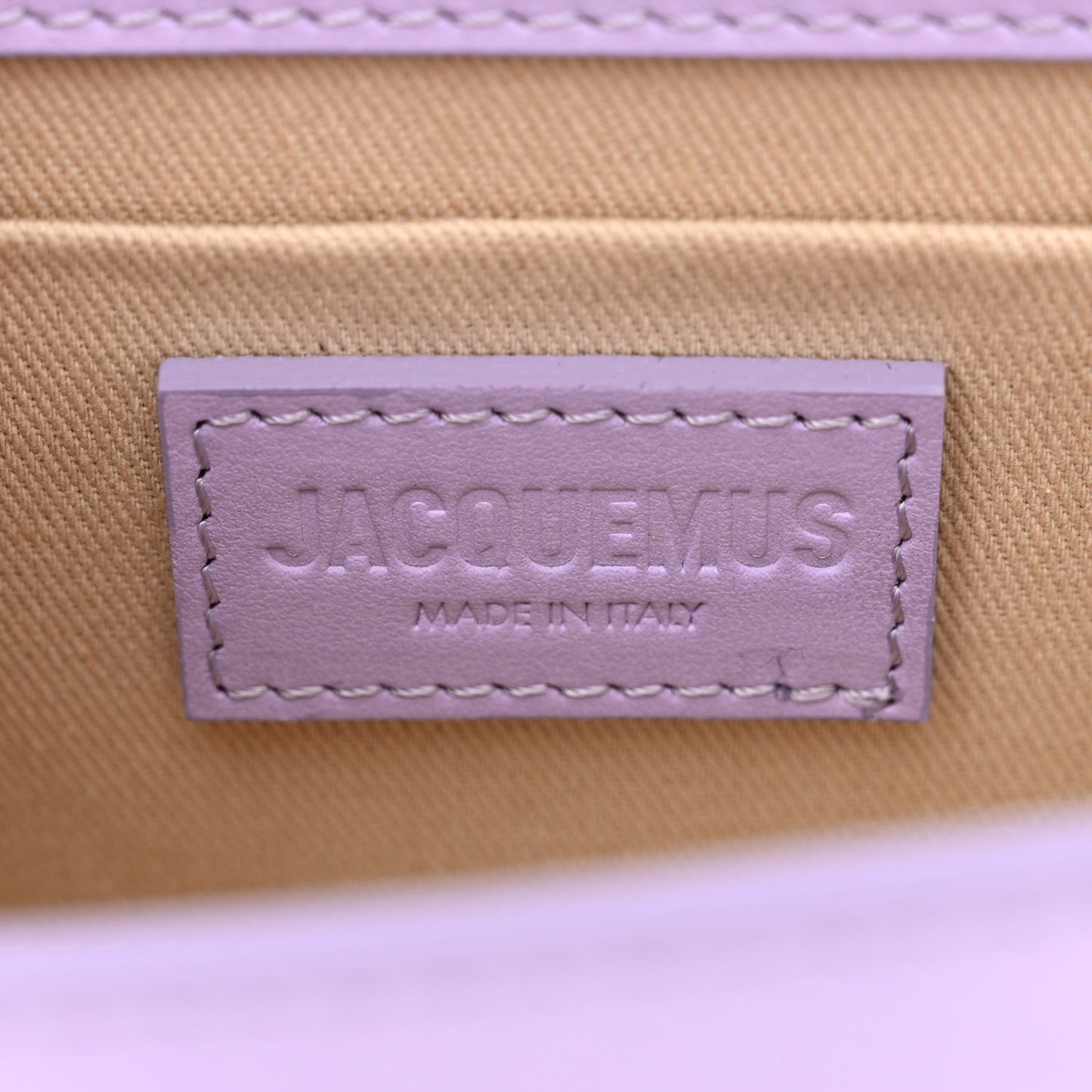 Smooth Calfskin Le Chiquito Long Lilac