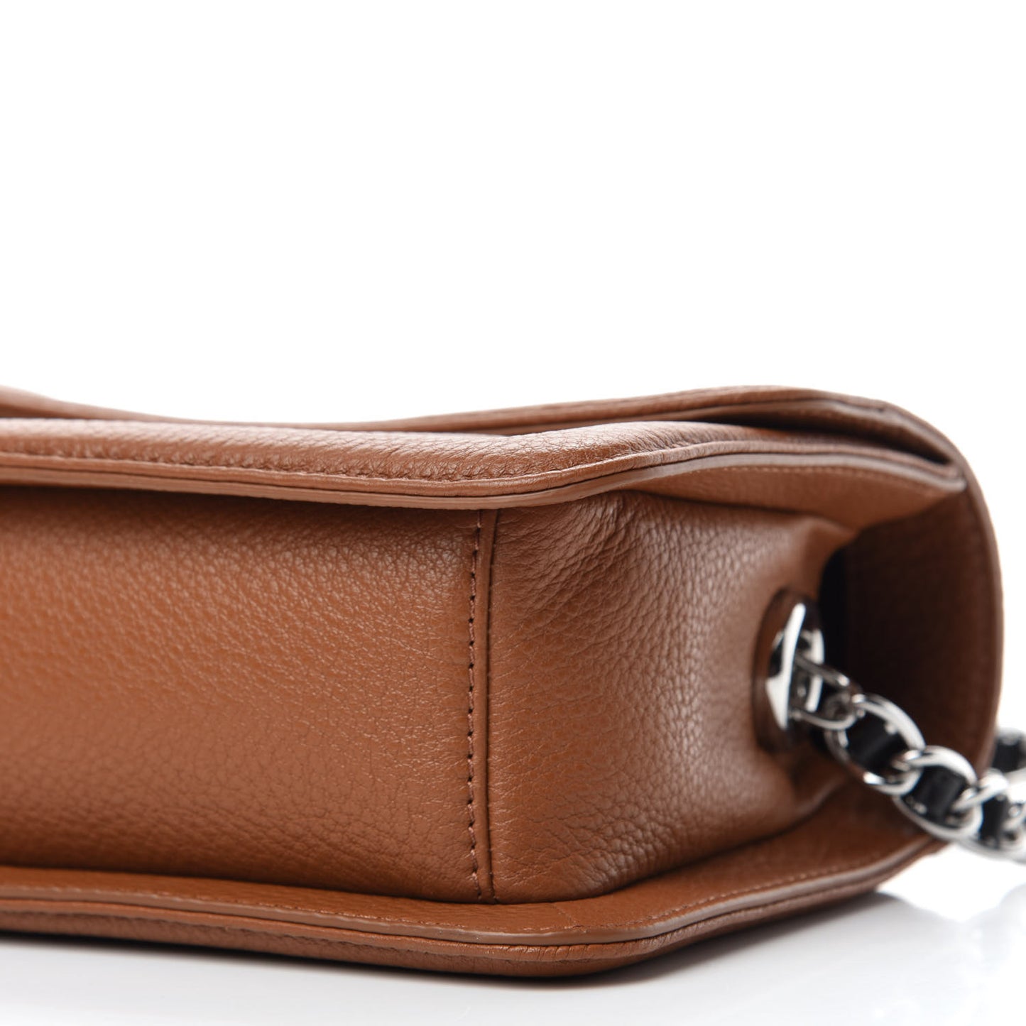 Calfskin The Mini Cushion Bag Brown