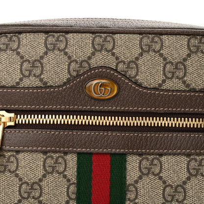 Gucci GG Supreme Monogram Web Small Ophidia Belt Bag 85 34 Dark Brown 8 of 10