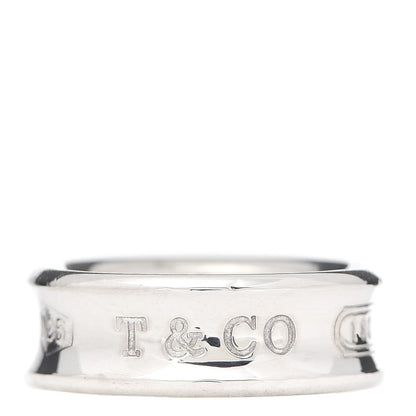 Tiffany Sterling Silver 1837 Band Ring 50 5.5 1 of 6