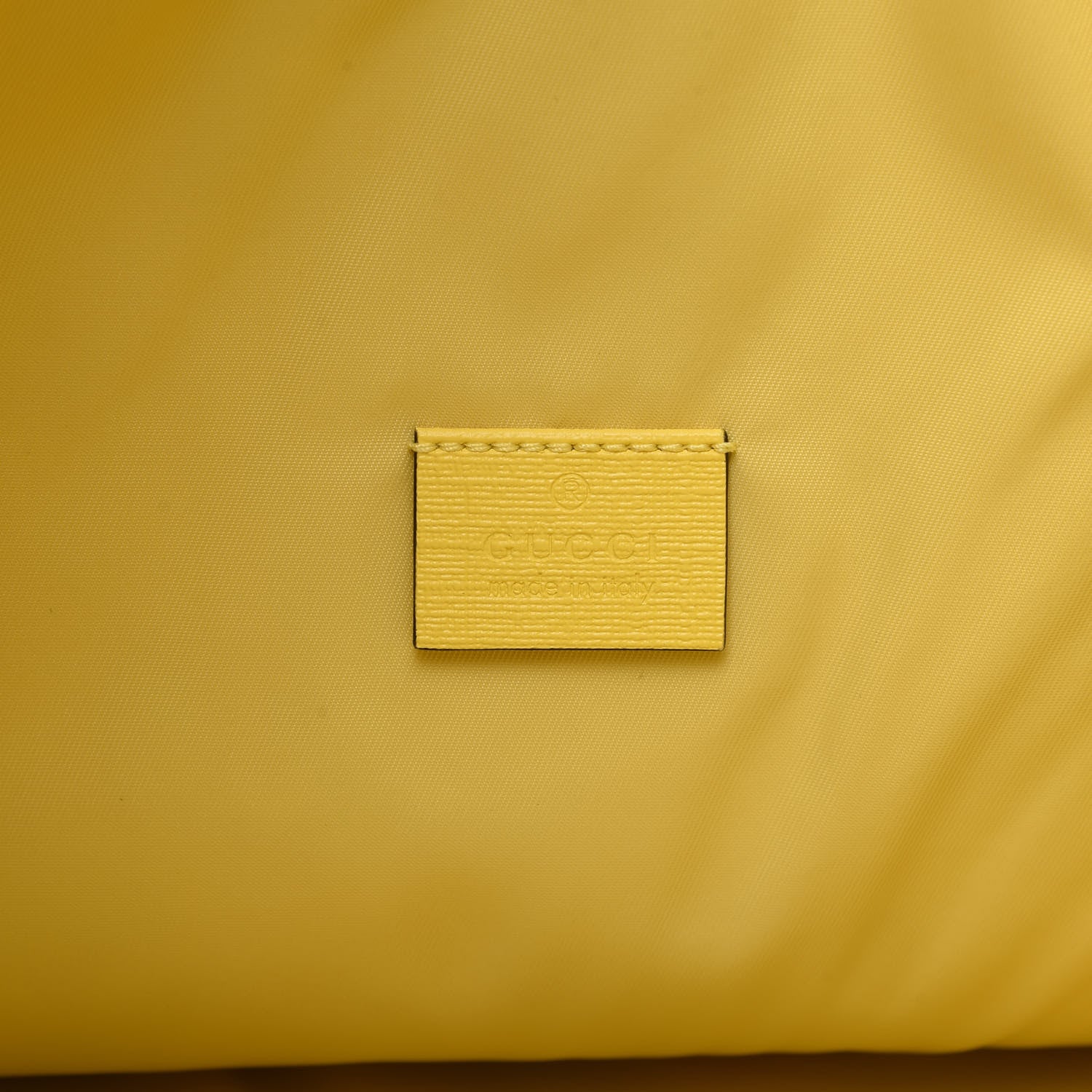 Gucci Soft GG Supreme Monogram Smiling Plants Childrens Drawstring Backpack Beige Ebony Multicolor Crop 7 of 8