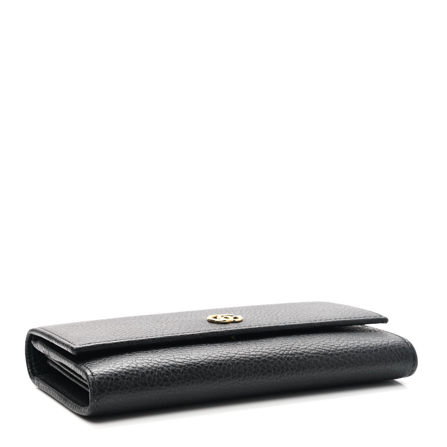 Gucci Dollar Calfskin GG Marmont Continental Wallet Black 4 of 7
