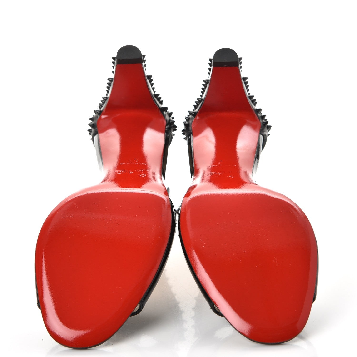 Christian Louboutin Patent Nappa Trezanita 70 Sandals 38 Black 7 of 10