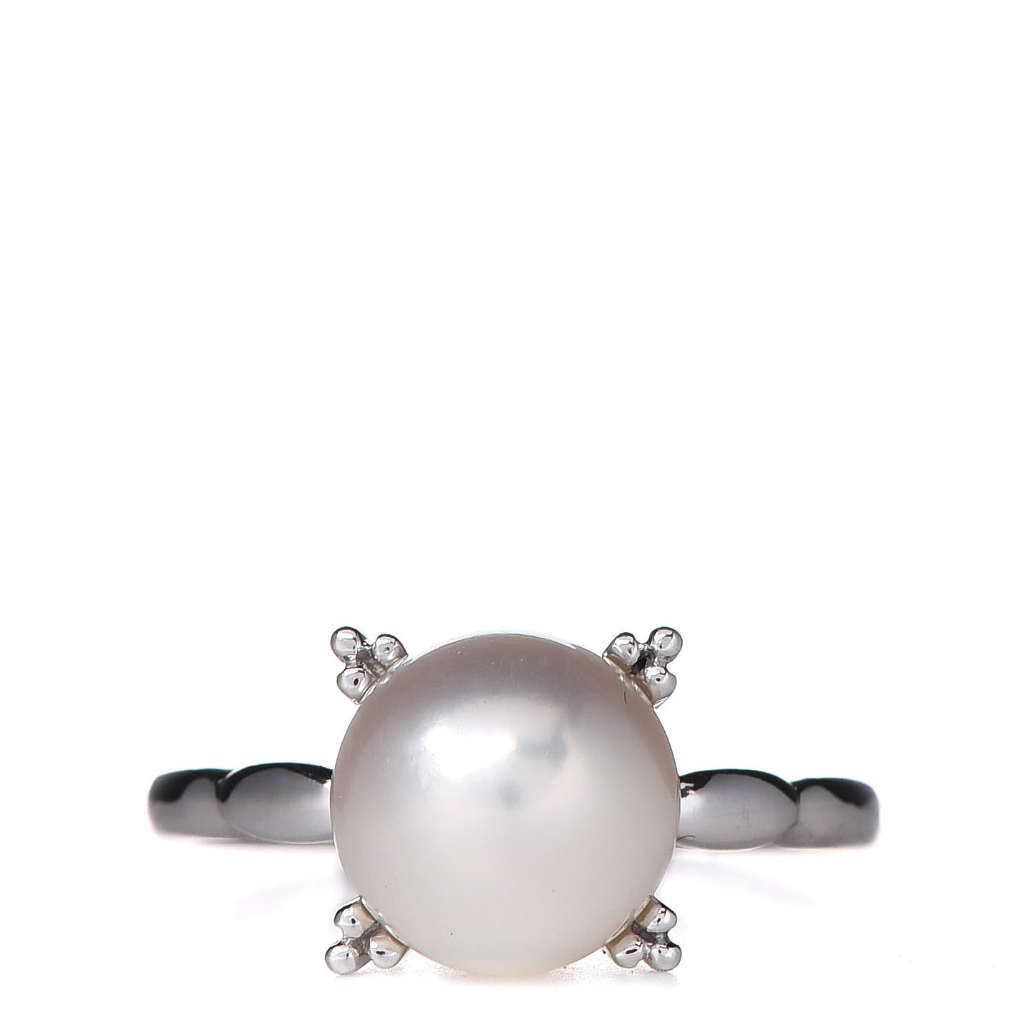 Platinum Akoya Pearl 8.5mm Ring 5 49