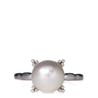Mikimoto Platinum Akoya Pearl 8.5mm Ring 5 49 1 of 6