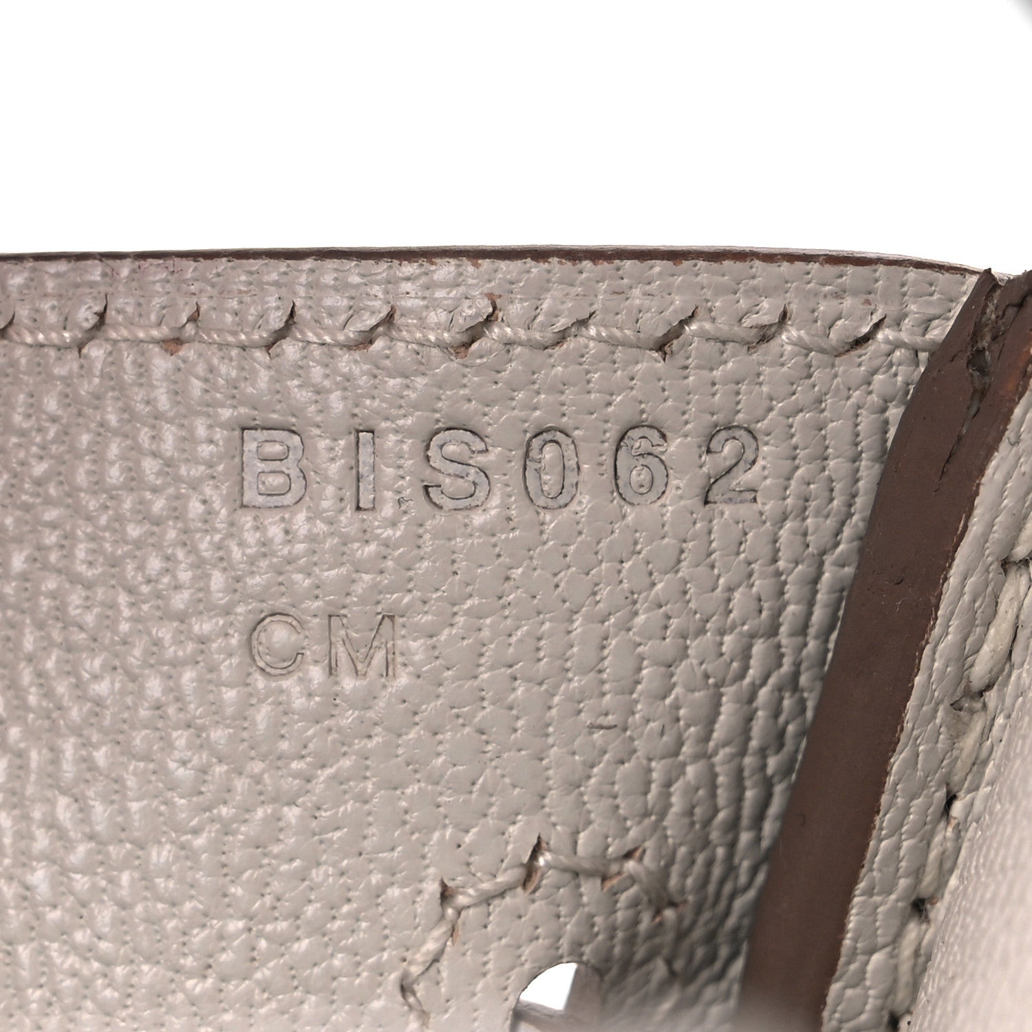 Hermes Epsom Birkin 30 Gris Pale 7 of 12