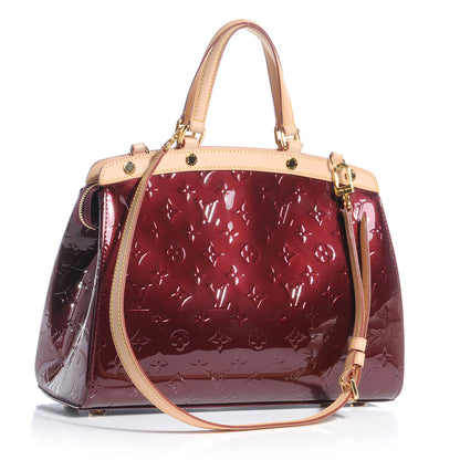 Louis Vuitton Vernis Brea MM Rouge Fauviste 3 of 10