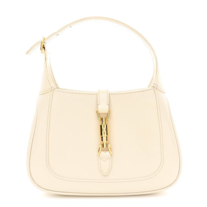 Gucci Boarded Dyana Lux Calfskin Mini Jackie 1961 Hobo Mystic White 1 of 11