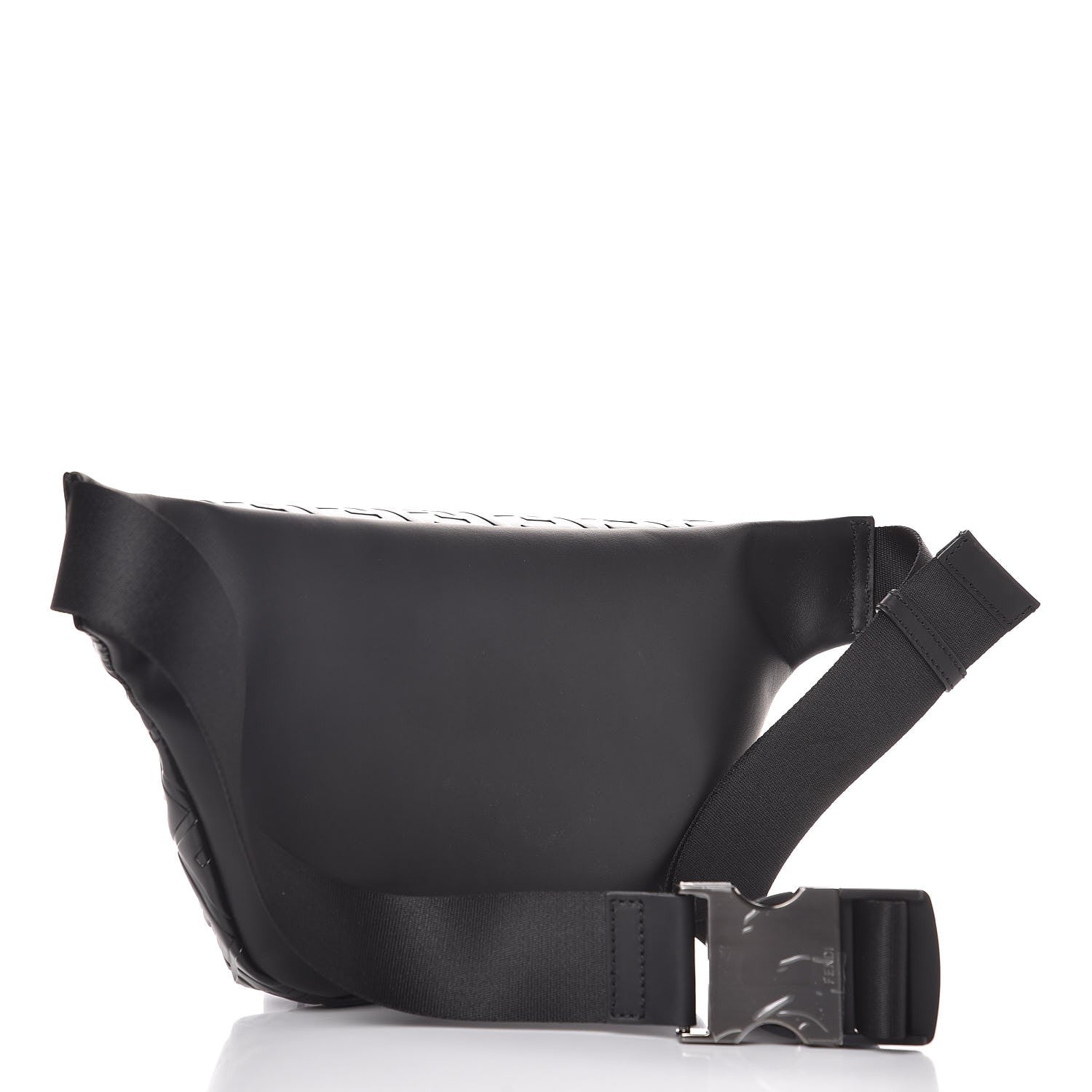 Fendi Vitello Century FF 1974 Embossed Belt Bag Black 3 of 7