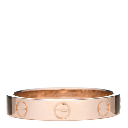 Cartier 18K Pink Gold 3.5mm LOVE Wedding Band Ring 54 7 1 of 4