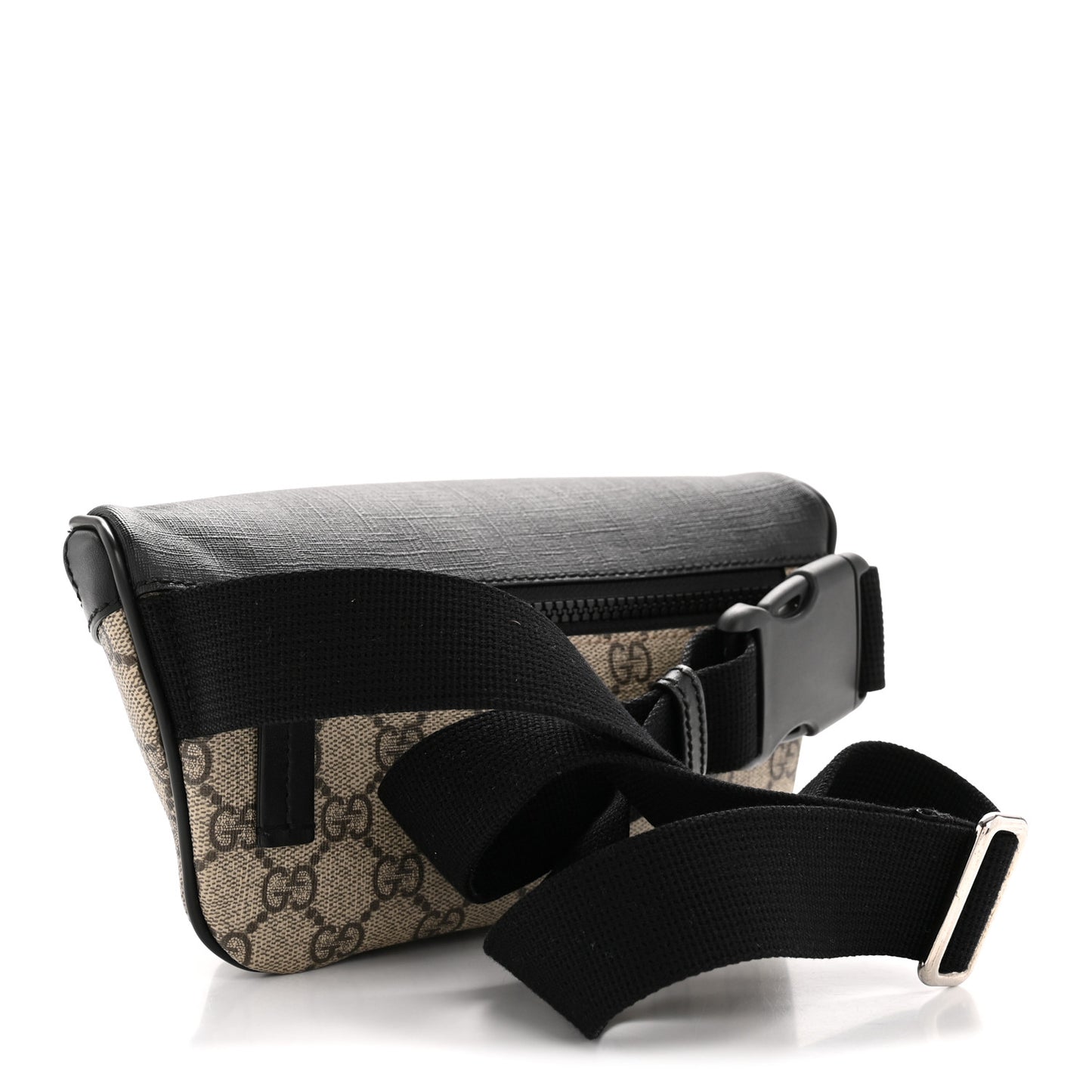 GG Supreme Monogram Belt Bag Black