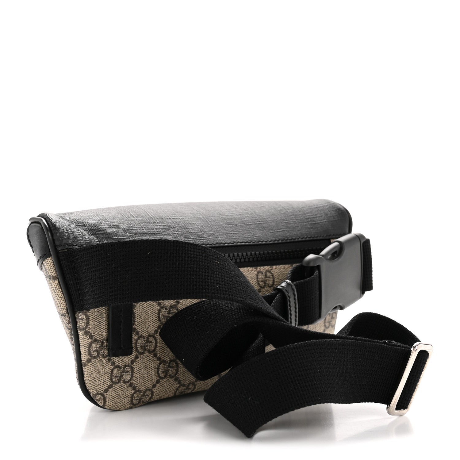Gucci GG Supreme Monogram Belt Bag Black 3 of 11